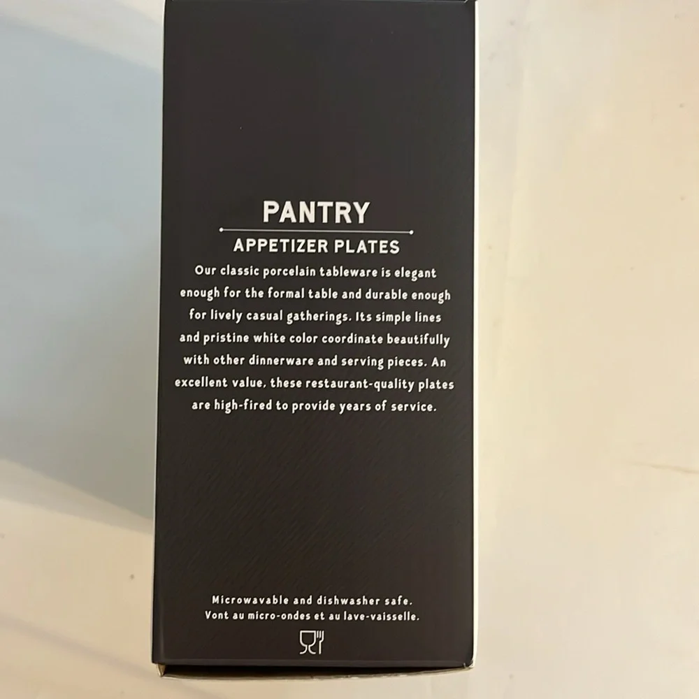 Williams Sonoma Pantry Porcelain Appetizer Plates